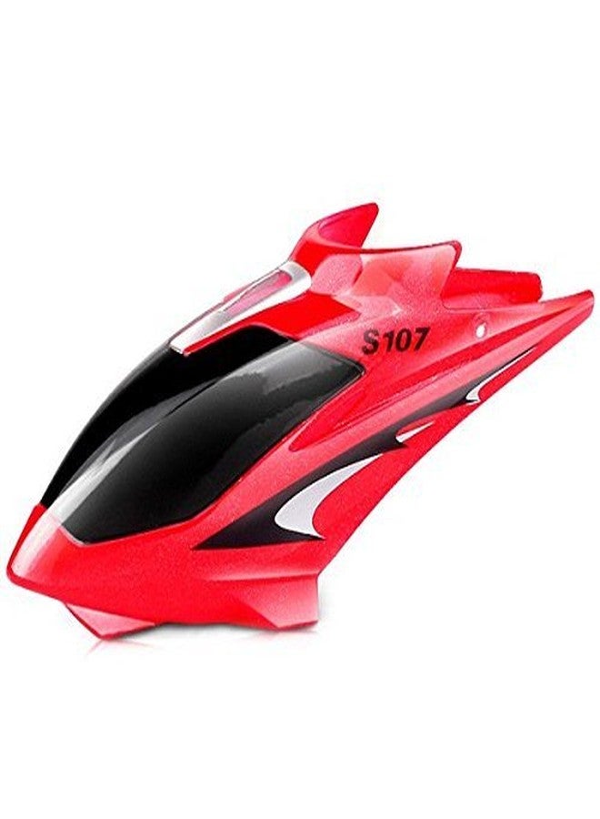 Zorbes Syma S107 G-01 Spare Main Case Head Cover RC Copter Airplane Model with Accessories (Red, 11373106)